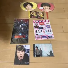 嵐　うちわ　シール　生写真　怪物くんカード　GANTZポストカード　セット