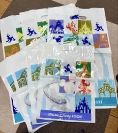 東京ディズニーリゾート ショップ袋 中3枚 小4枚