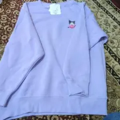 Sanrio クロミ 刺繍 スウェット パープル