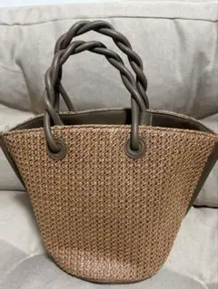 HAYNI ヘイニ ロルアネ カゴバッグ風編み込みバッグ