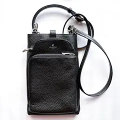 【美品】PELLE BORSA ペレボルサ コンフィー スマホショルダーバッグ