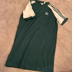adidas 半袖ワンピース グリーン OT XL LL