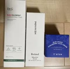 Dr.G クリアスージングトナー+パパレシピ セラム+ ティエルス クリームのサムネイル