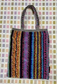 ミッソーニ　MISSONI タオル地 ミニバッグ　ミニトートのサムネイル