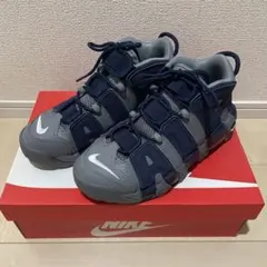 【美品】箱あり 24cm ナイキ エア モアアップテンポ 96 ネイビー