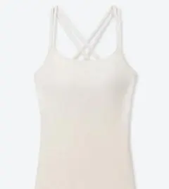 値下げ！ユニクロ リブ ブラ キャミソール XL