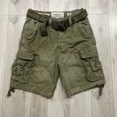タグ付 Abercrombie & Fitch アバクロ カーゴショーツ W32