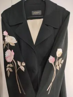 希少新品タグ付定価21万✦Ms.REIKOミズレイコ至高の刺繍ロングコート19号