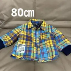チェック柄　キッズアウター　80㎝