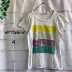 シーバイクロエ　半袖Ｔシャツ　レディース　カットソー　パフスリーブのサムネイル
