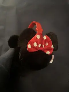 ミニーマウス風 耳あて・イヤーマフ