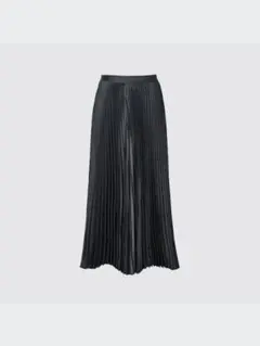 UNIQLO ＋J ダークグレー プリーツラップロングスカート ウエスト58