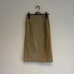 socolla ラップ風 ロングスカート ベージュのサムネイル