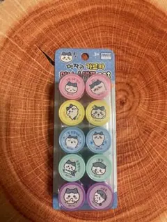 ちいかわ　ハチワレ　韓国　スタンプセット