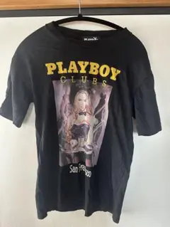 てんてん様専用　PLAYBOY CLUBS ブラック Tシャツ