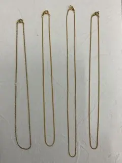 20.411【ネックレス　4本セット】チェーン