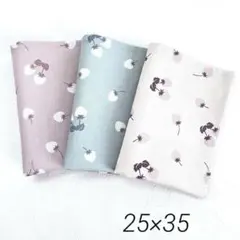 「25×35 3枚 」ランチョンマット ハンドメイド くすみ苺 女の子