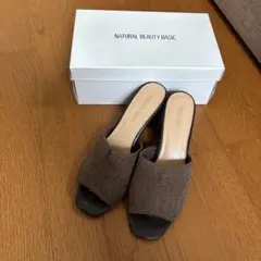 NATURAL BEAUTY BASIC ミュール ブラウンのサムネイル