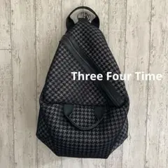 Three Four Time　３way　千鳥格子　リュック　ハンドバッグのサムネイル