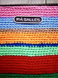 IRA SALLES 新品タグ付きマルチカラー クラッチバッグ（ポーチ）