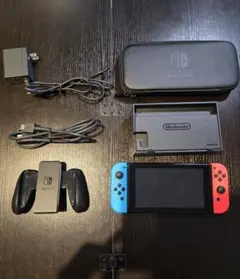 Nintendo Switch 初期型 ネオンブルー/レッド SD128GB - メルカリ