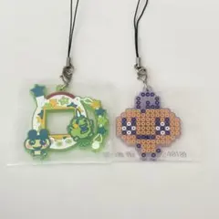 たまごっち一番くじ Ｆ賞きらきらラバーチャーム まめっち　くちぱっち　めめっち
