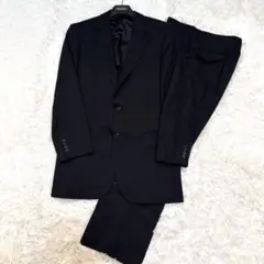 【美品】バーバリーロンドン スーツセットアップ ブラックA6