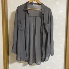 シアーシャツ　グレーのサムネイル