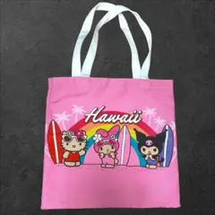 【レア】 非売品 トートバッグ キティちゃん ワイキキビーチデザイン ハワイ レア】 非売品 トートバッグ キティちゃん ワイキキビーチ