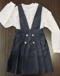 アプレ　レ　クール ノースリーブワンピース 130 紺色