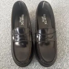 HARUTA ブラック ローファー　厚底 23.5 EEE美品