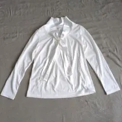 a.v.v standard ホワイトリボン付き長袖シャツ