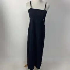 select MOCA サイドカットアウトキャミソールワンピース ブラック F