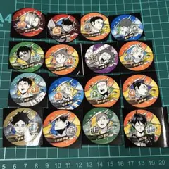 ハイキュー バースデイ缶バッジステッカー 全種 日向 影山 侑 及川 木兎 赤葦