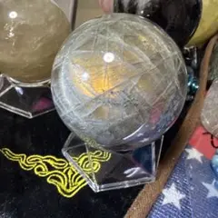 天然ラブラドライト特大スフィア 120mm ポリッシュ - メルカリ
