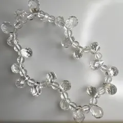 天然石水晶ブレスレット