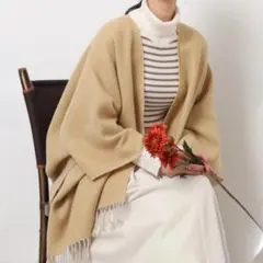 シューラルー❤️リバーシブル3WAY無地タバード ベージュ