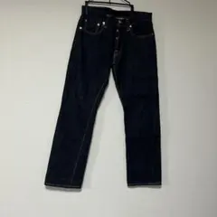 エイトジー eight G 日本製 デニム 601 セルビッチ 赤耳 濃紺
