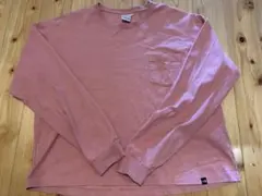 ノースフェイス　長袖　カットソー　ピンク