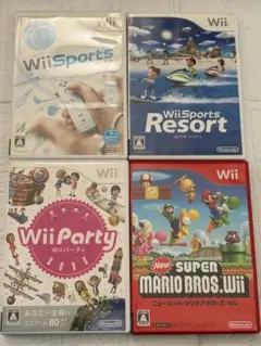 ⭐️24時間以内発送⭐️ Wiiソフトまとめ売り　4本セット　スポーツ　パーティ