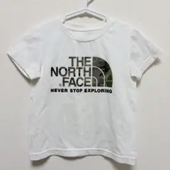 ノースフェイス 半袖Tシャツ 迷彩 100cm カモフラ柄