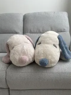 スヌーピー　ぬいぐるみ 2色セット