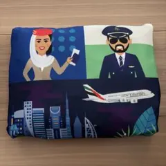 [美品]Emirates エミレーツ航空アメニティ ポケッタブリュック 新品
