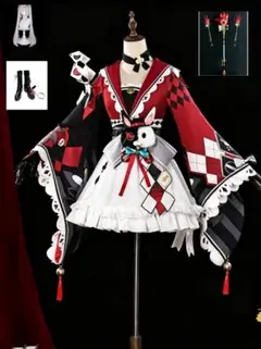 崩壊 スターレイル 火花 コスプレ衣装 ぬいぐるみ付き 靴・ウイッグ