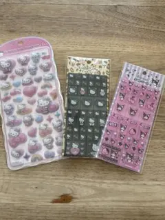 キティ クロミ シール3点セット