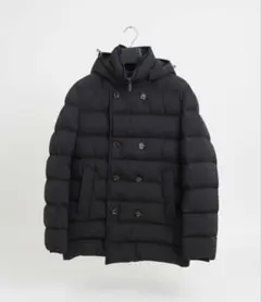 MooRER FlORIO KN 黒　46 ムーレー ダウンジャケットPコート