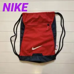 Nike ナップザック レッド/ブラック　ポケット付き