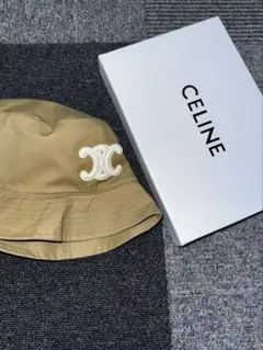 【新品未使用】CELINE セリーヌ　ベージュ バケットハット Lサイズ 新品未使用】CELINE セリーヌ ベージュ バケットハット Lサイズ - メルカリ