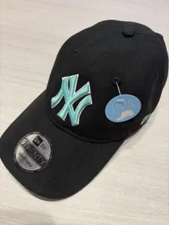 【新品タグ付き】NEW ERA 9TWENTY NY キャップ ブラック ミント