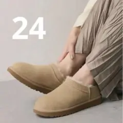 ＜UGG＞クラシック マイクロ ショートブーツ/スリッポン
